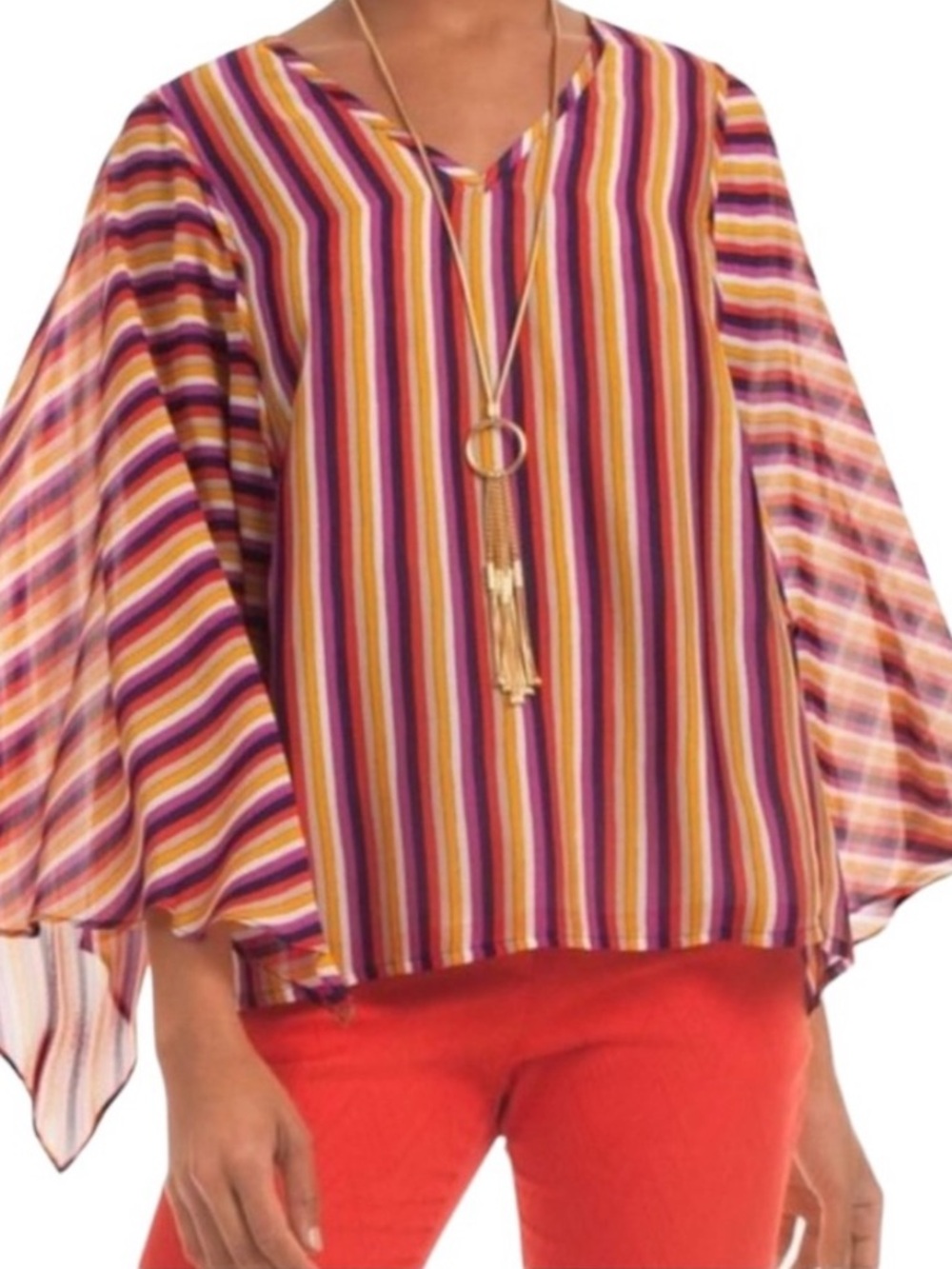 NWT TRINA TURK La Paz Blouse Size Large
